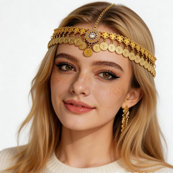 DIADEMA DE DIOSA GRIEGA MINERVA