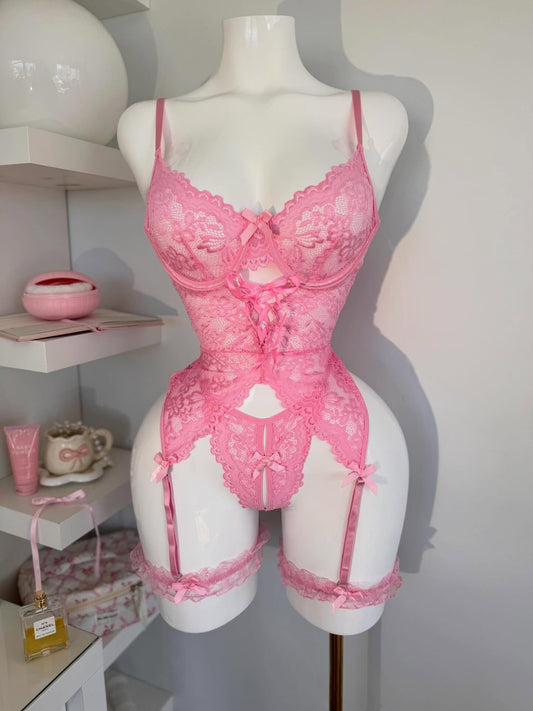 Lencería rosa