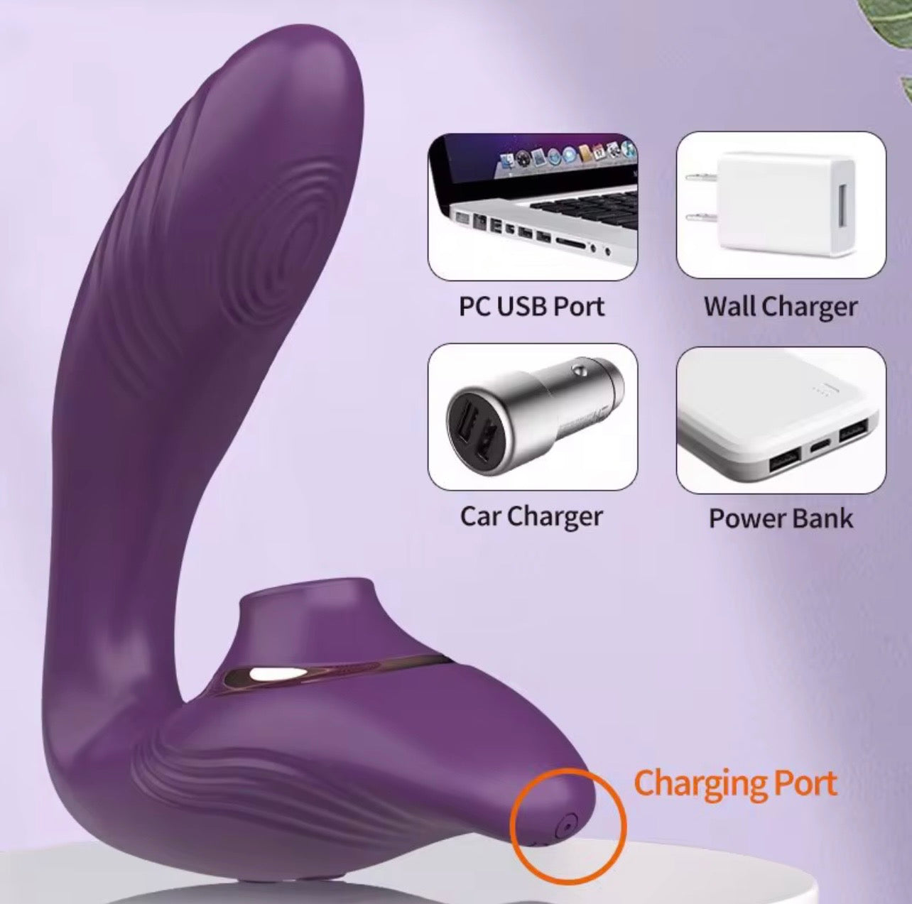 SUCCIONADOR DE CLITORIS + PUNTO G