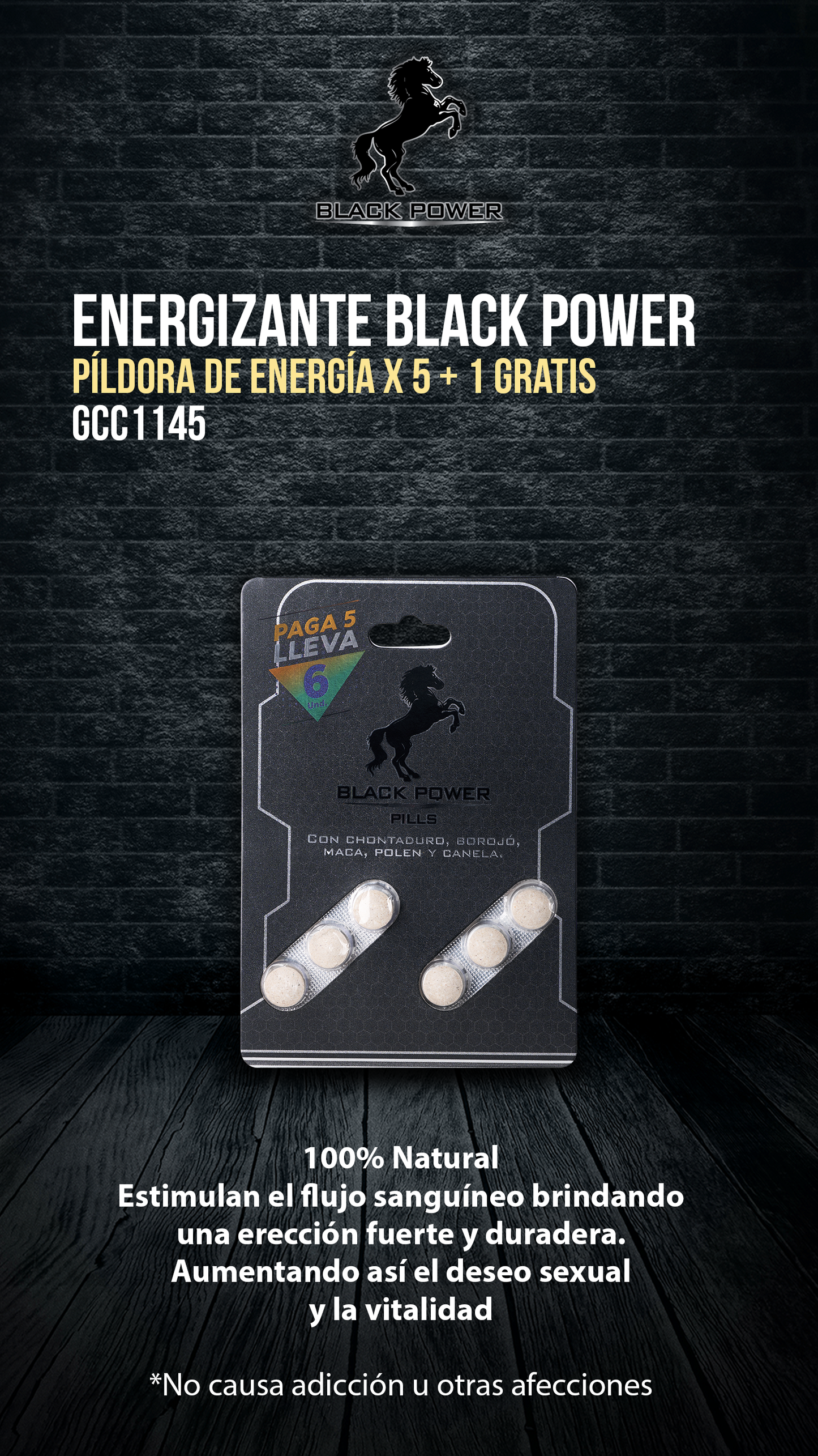 ENERGIZANTE BLACK POWER