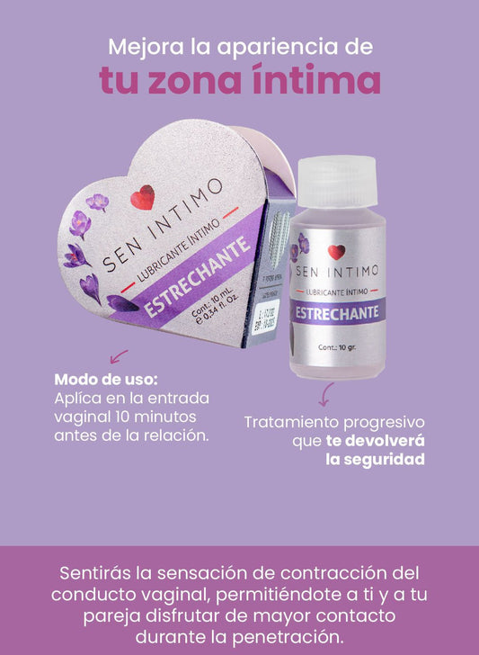 Lubricante íntimo Estrechante x 10 ml