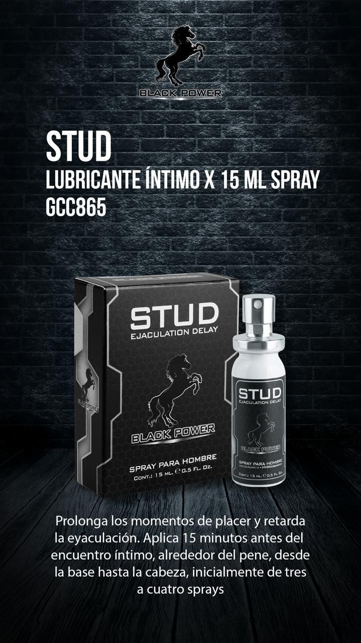 Retardante Stud Spray x 15 ml Black Power