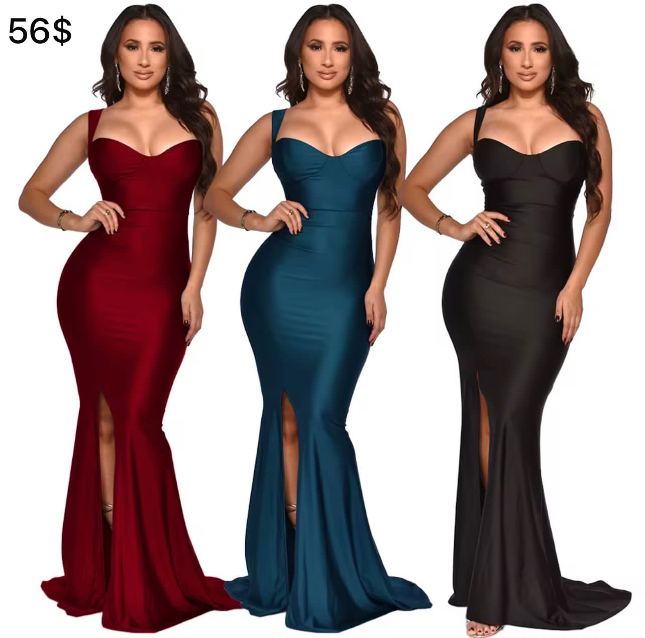 VESTIDO JULIANA COLOR VINOTINTO