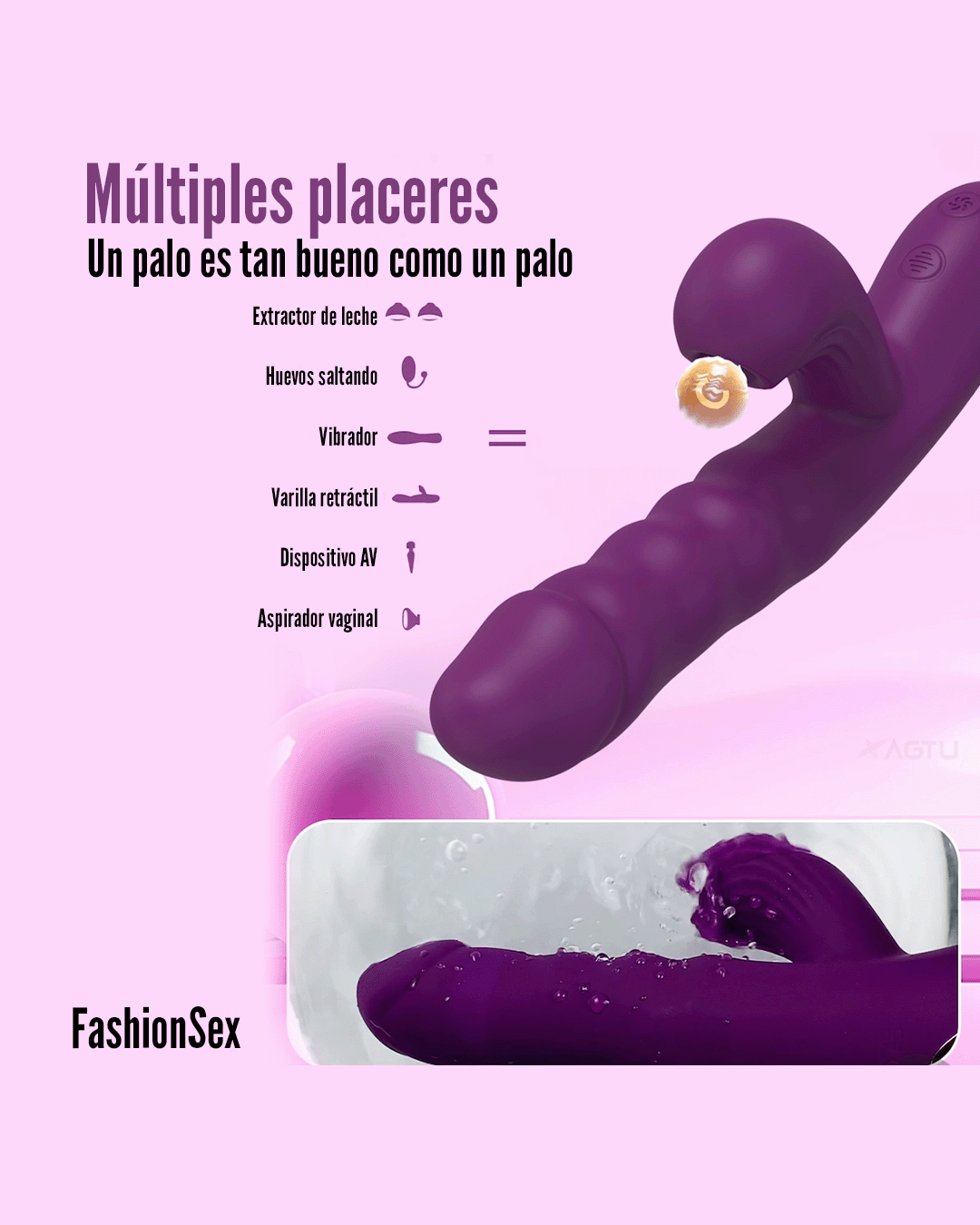 VIBRADOR ARRIBA ABAJO Y SUCCIONADOR