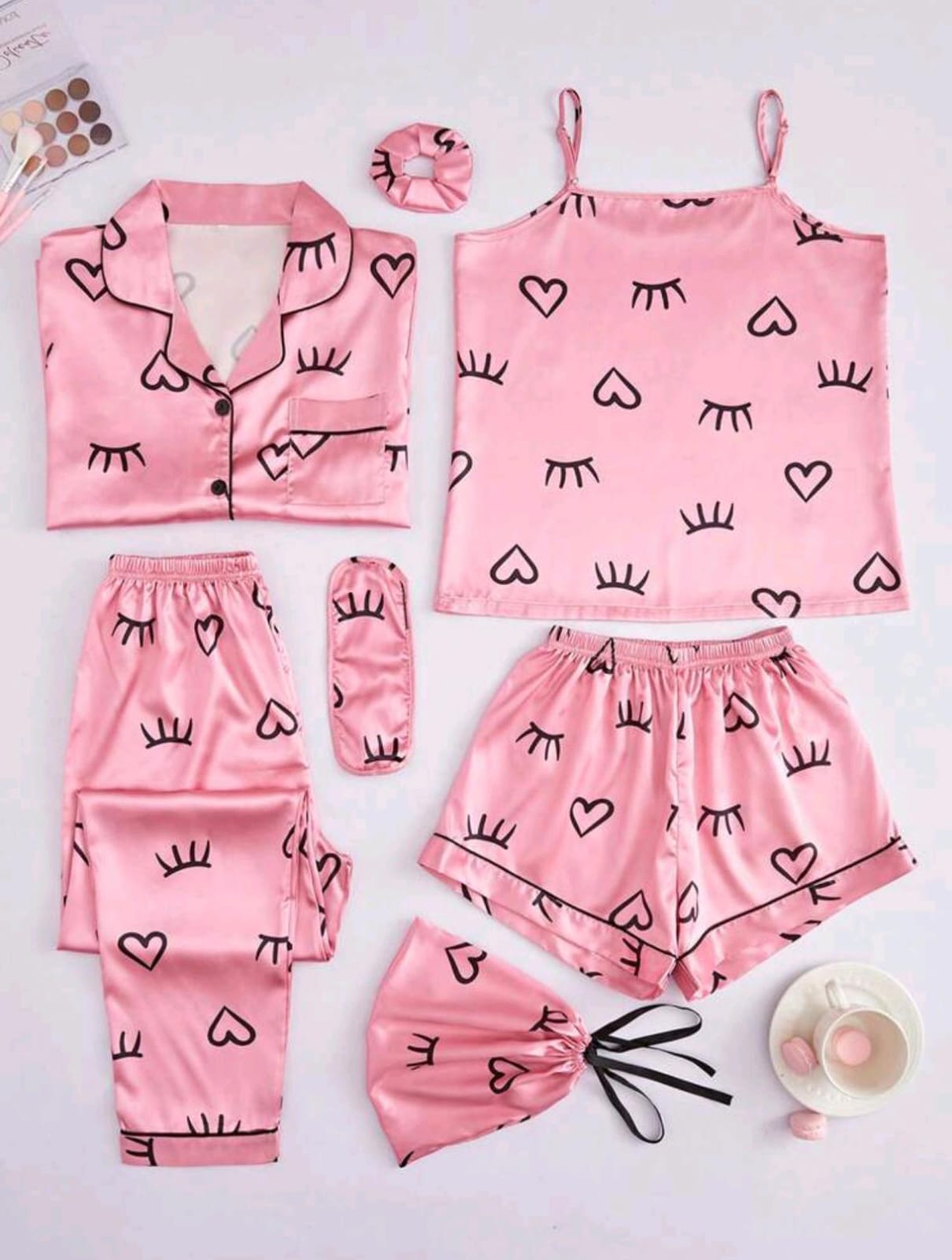 SET PIJAMA SET DE 7 PIJAMAS