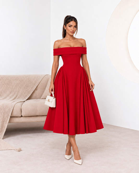 VESTIDO MIDI DELFINA