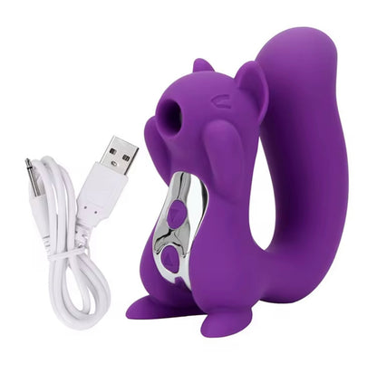 VIBRADOR ARDILLA ESTIMULACIÓN DE CLITORIS Y PUNTO G