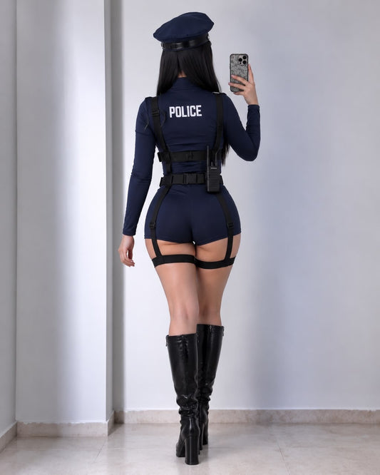 DISFRAZ DE POLICÍA DAMA