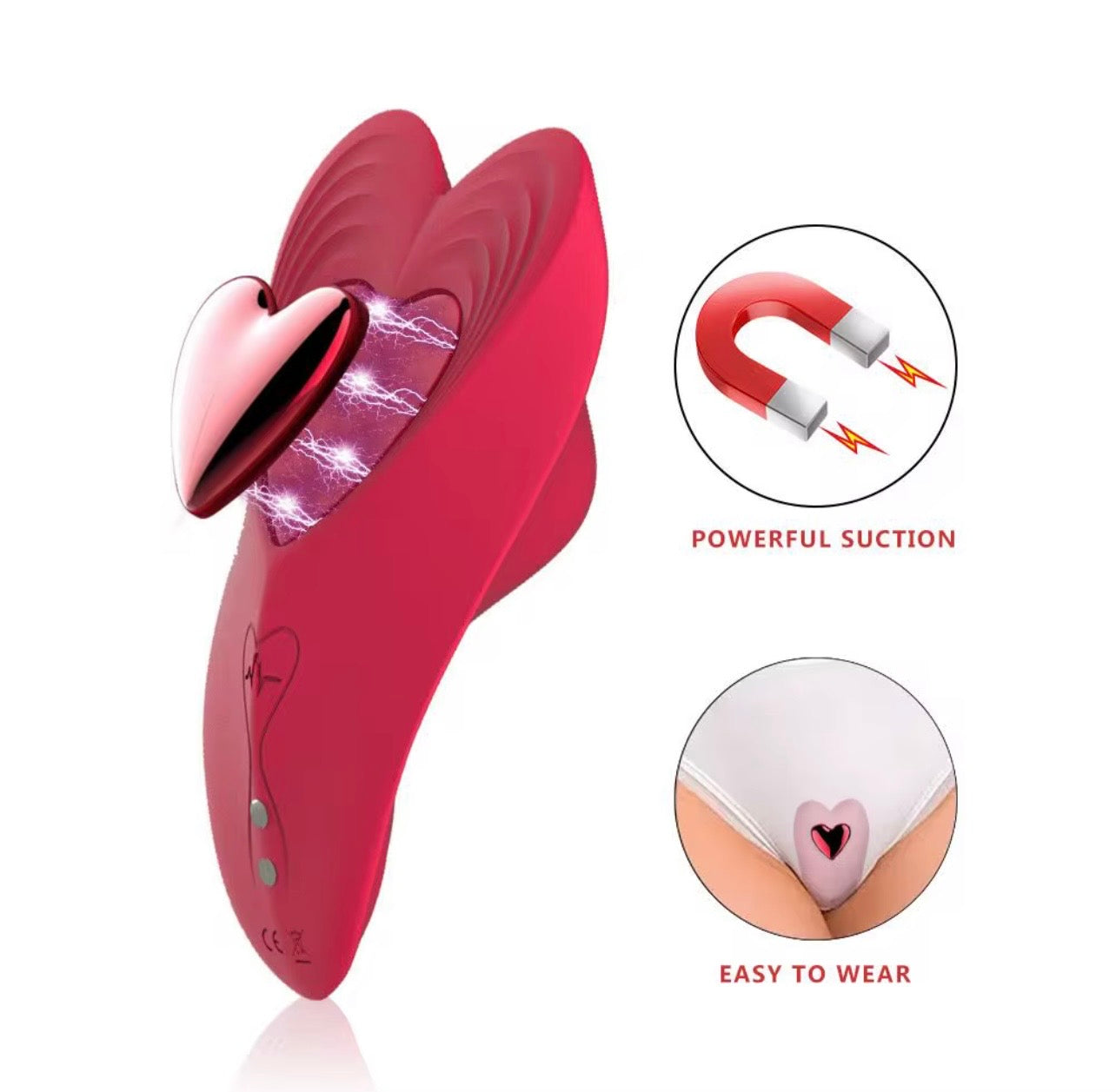 VIBRADOR MAGNÉTICO PARA PANTY CON APP A DISTANCIA