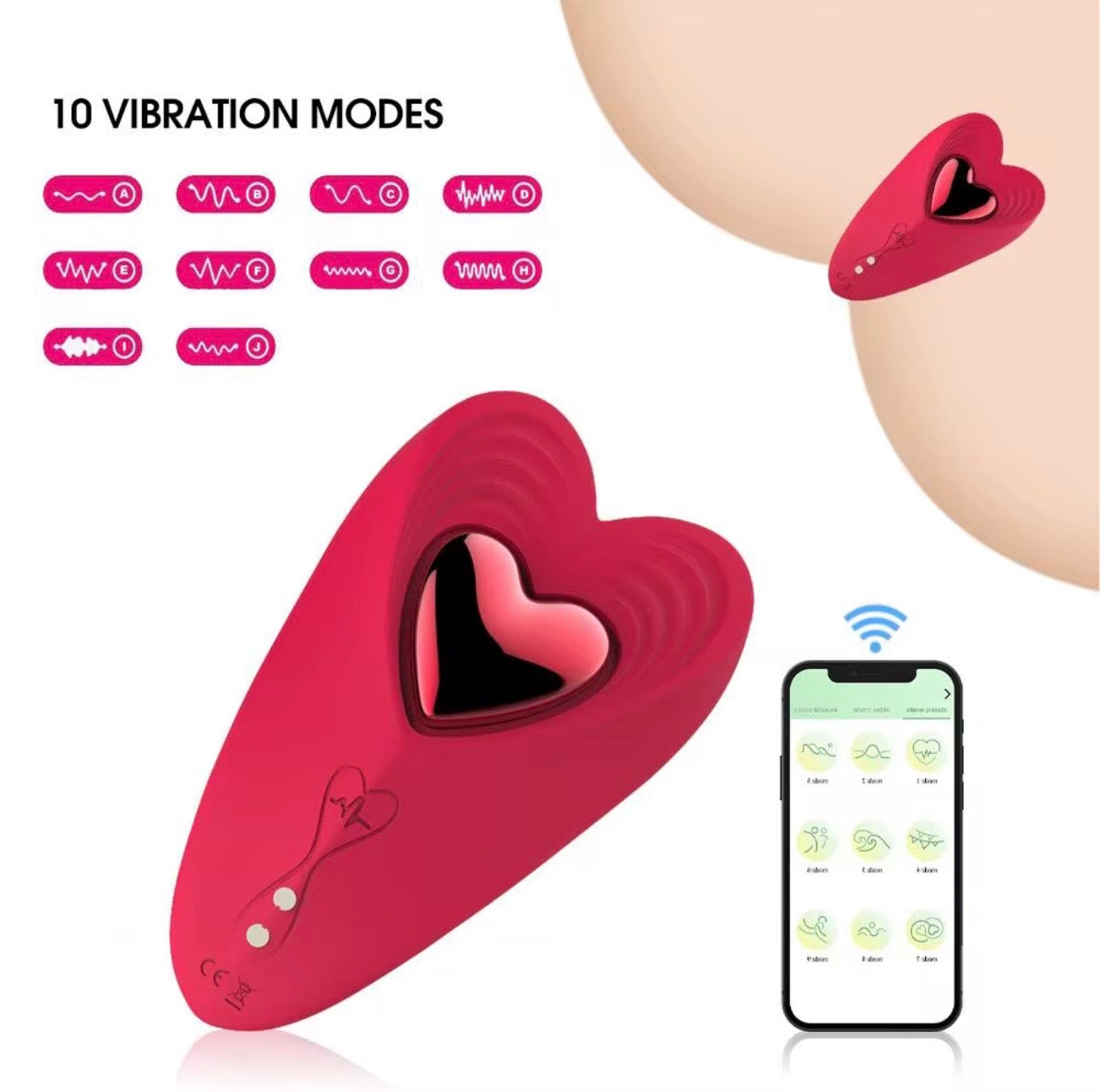 VIBRADOR MAGNÉTICO PARA PANTY CON APP A DISTANCIA