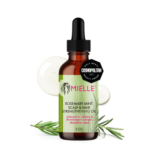 Mielle Organics - Aceite fortalecedor del cuero cabelludo y del cabello, de romero y menta