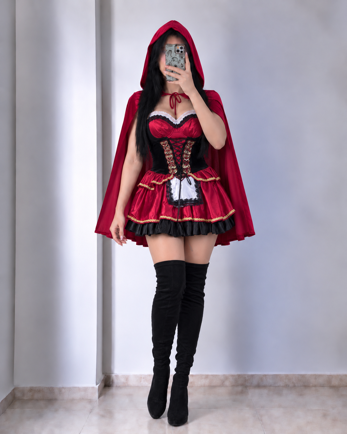 DISFRAZ CAPERUCITA ROJA MODERNO