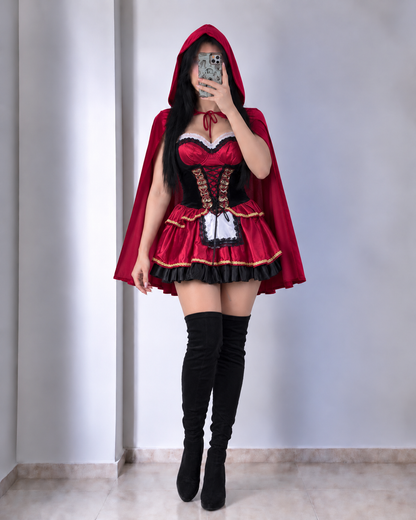 DISFRAZ CAPERUCITA ROJA MODERNO