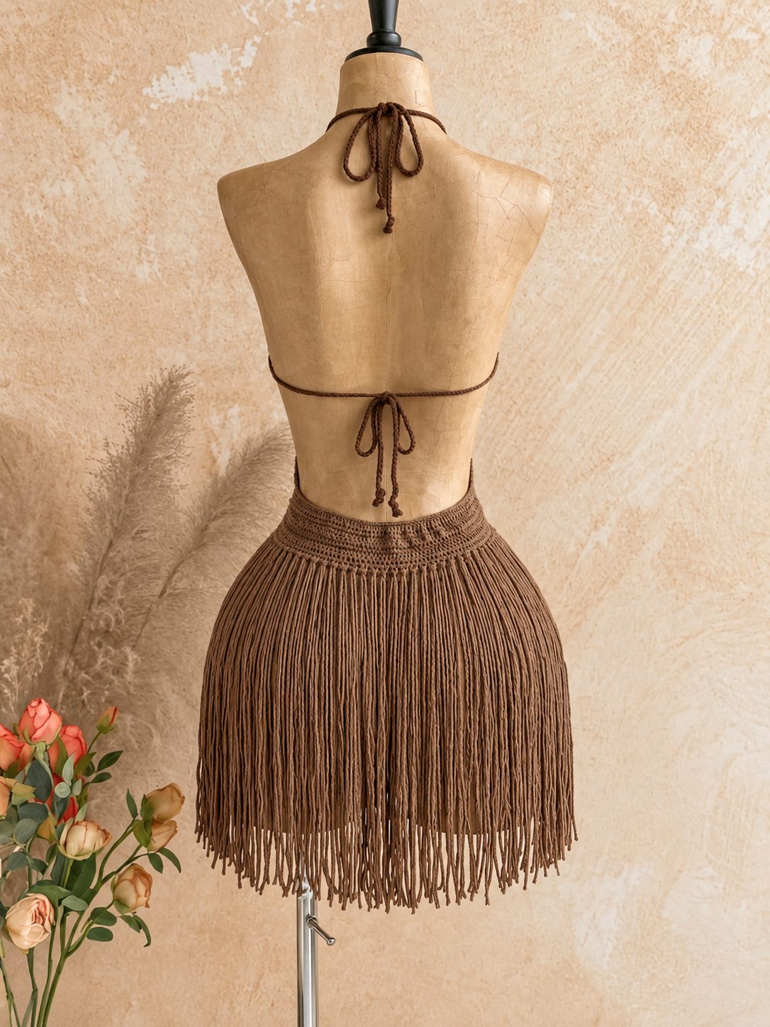 VESTIDO CANELA TEJIDO