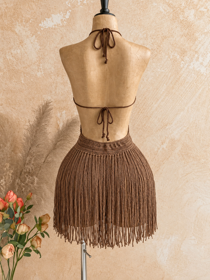 VESTIDO CANELA TEJIDO