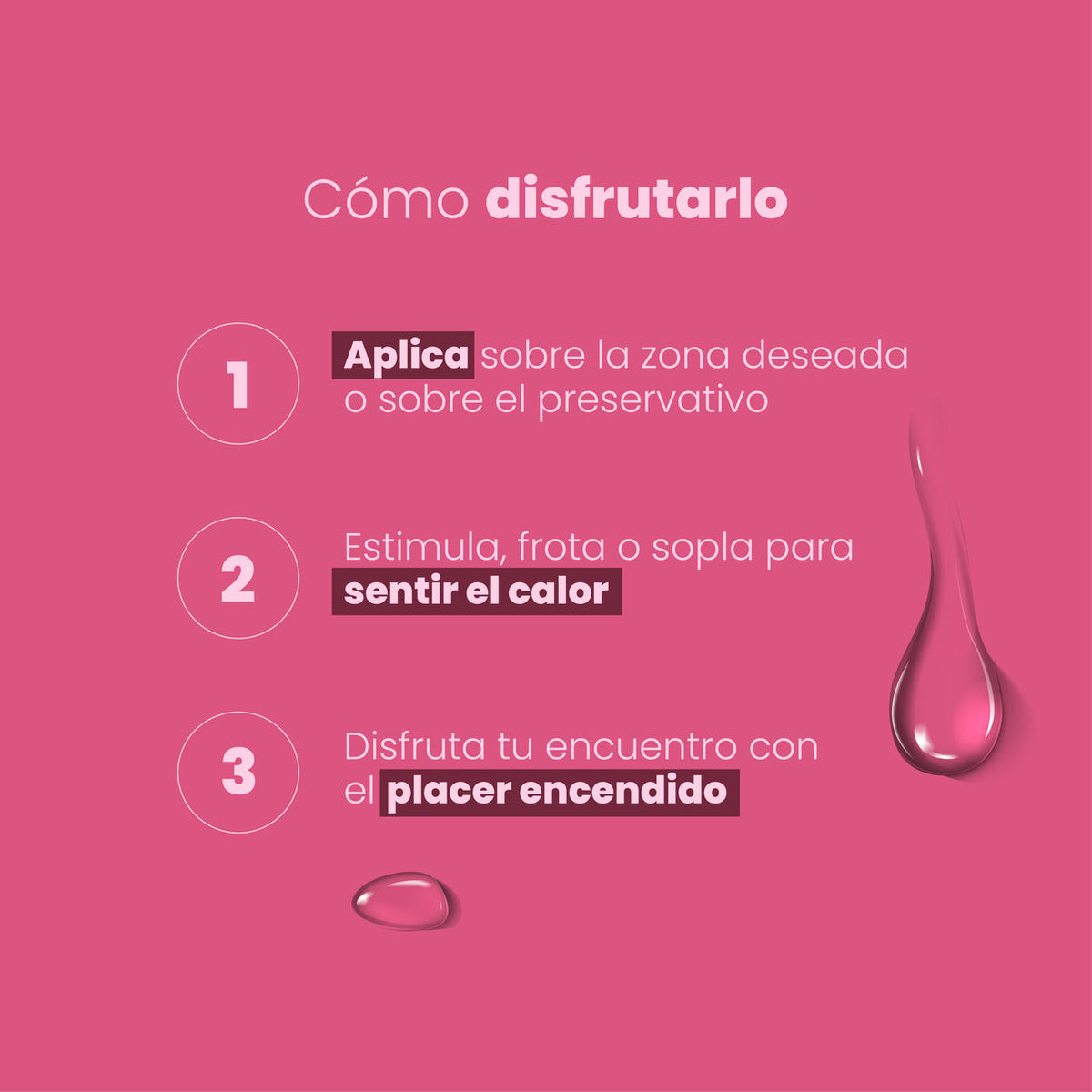 Lubricante Íntimo Caliente con Sabor a Cereza