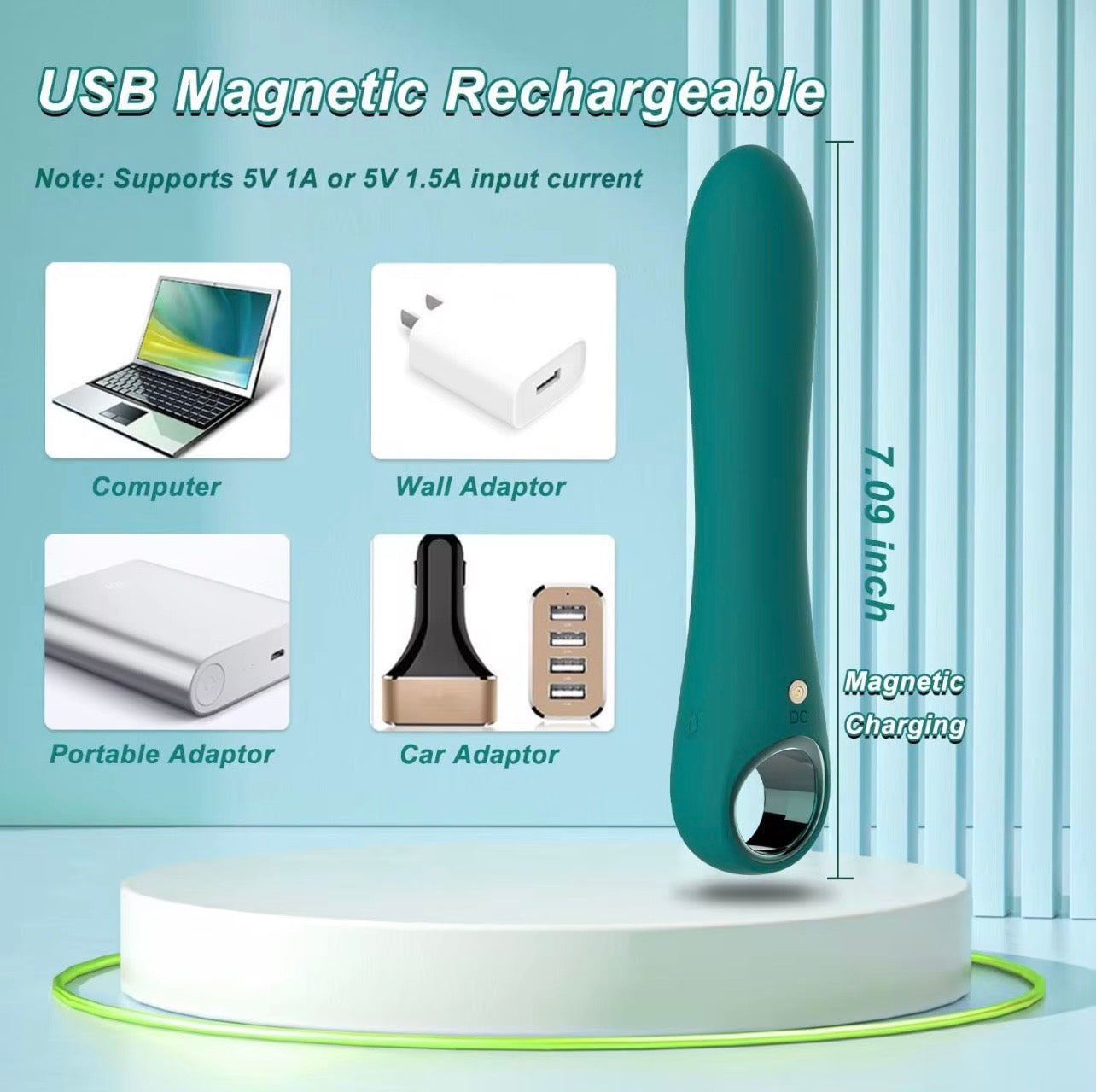 VIBRADOR POTENTE 10 MODOS DE VIBRACIÓN