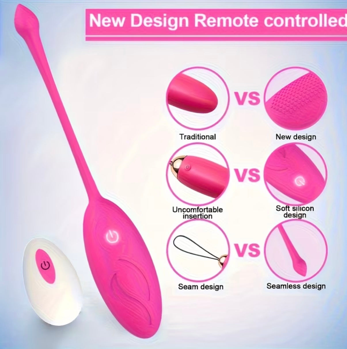 VIBRADOR PARA USAR CON PANTY CON CONTROL