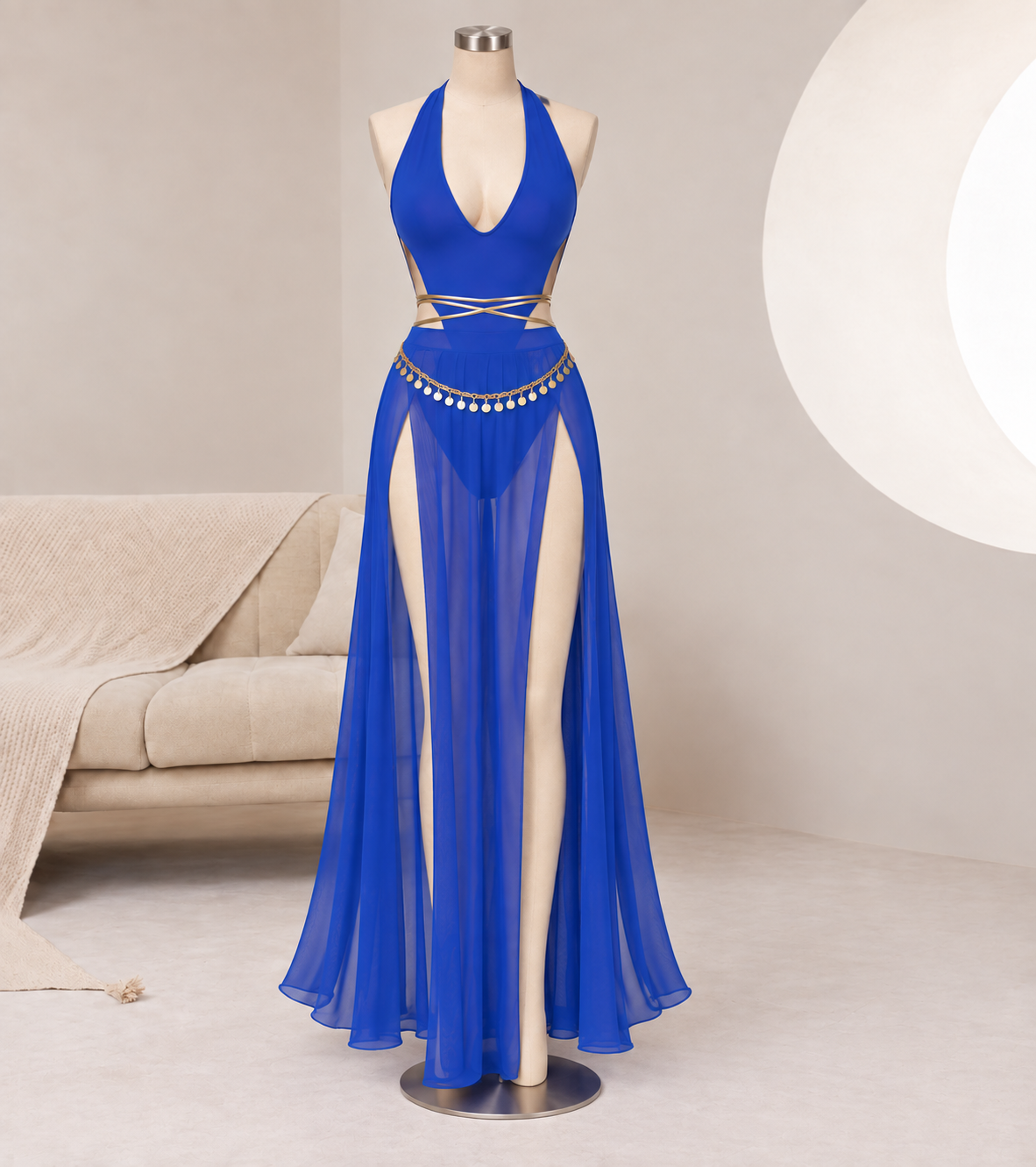 DISFRAZ DIOSA GRIEGA BLUE