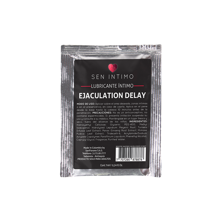 Retardante Íntimo Ejaculation Delay Sachet