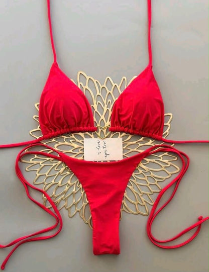 Bikini Color Rojo Pasión