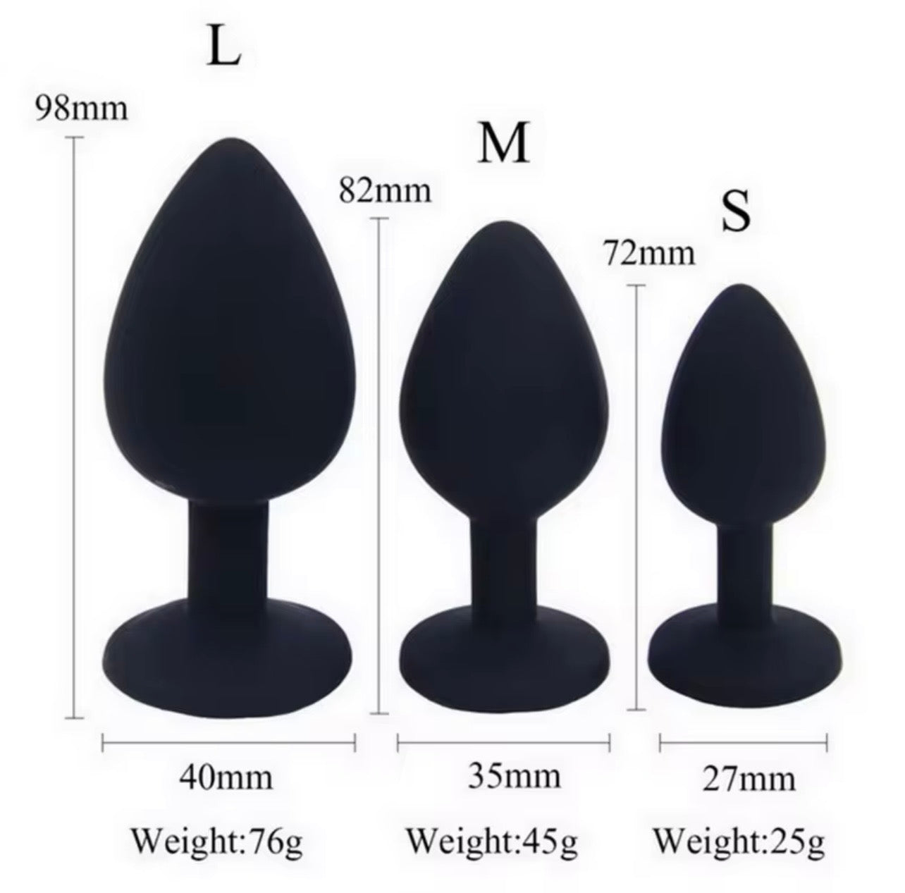 PLUG ANAL SILICONA