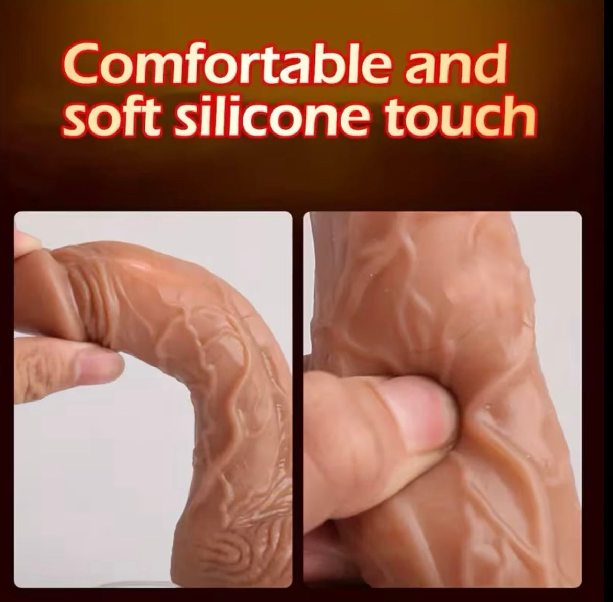 DILDO REALISTA CON VIBRACIÓN