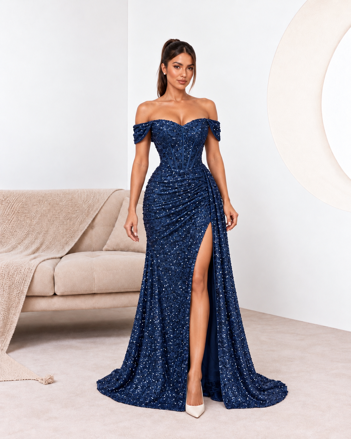 VESTIDO DE GALA CATALEYA