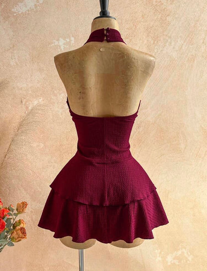 VESTIDO VINO