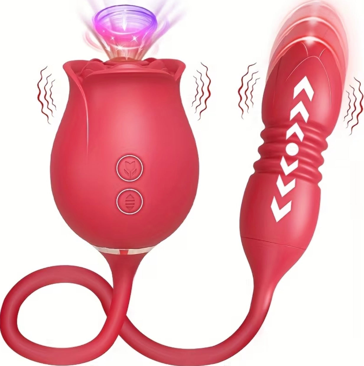 VIBRADOR FLOR DOBLE ESTIMULACIÓN