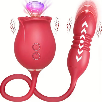 VIBRADOR FLOR DOBLE ESTIMULACIÓN