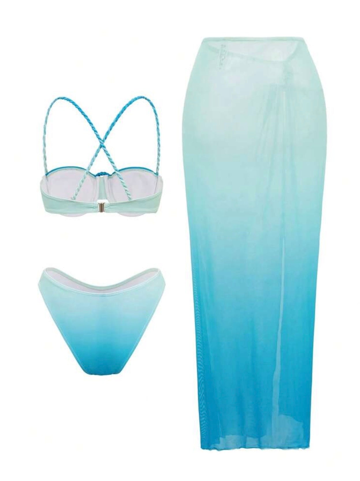 VDB TURQUESA SET DE 3 PIEZAS