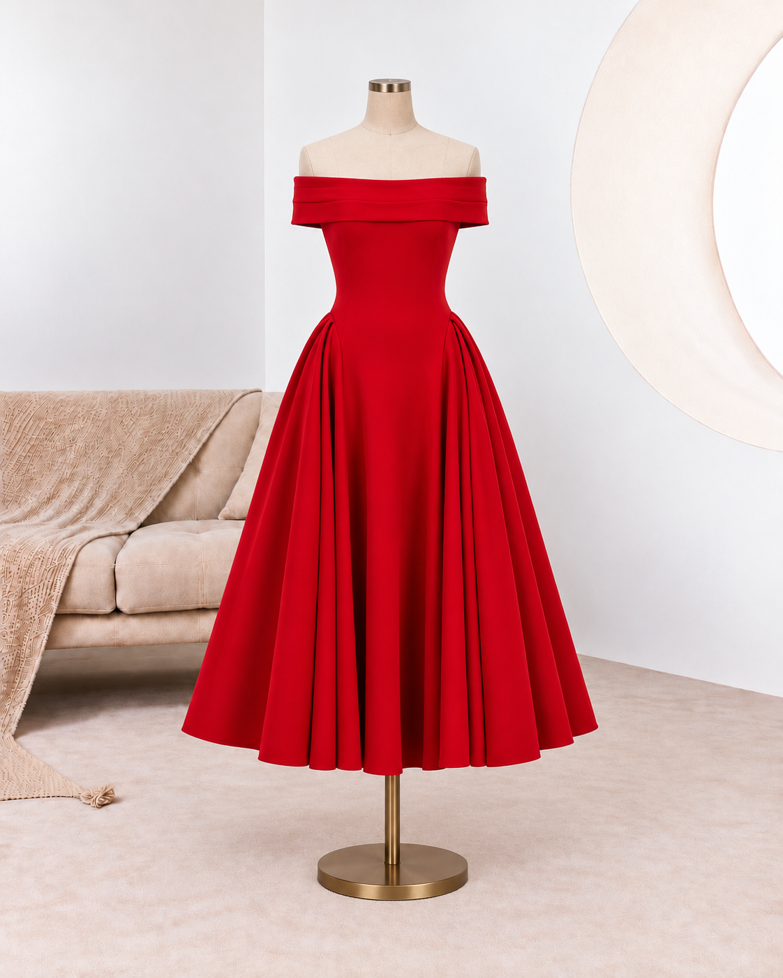 VESTIDO MIDI DELFINA