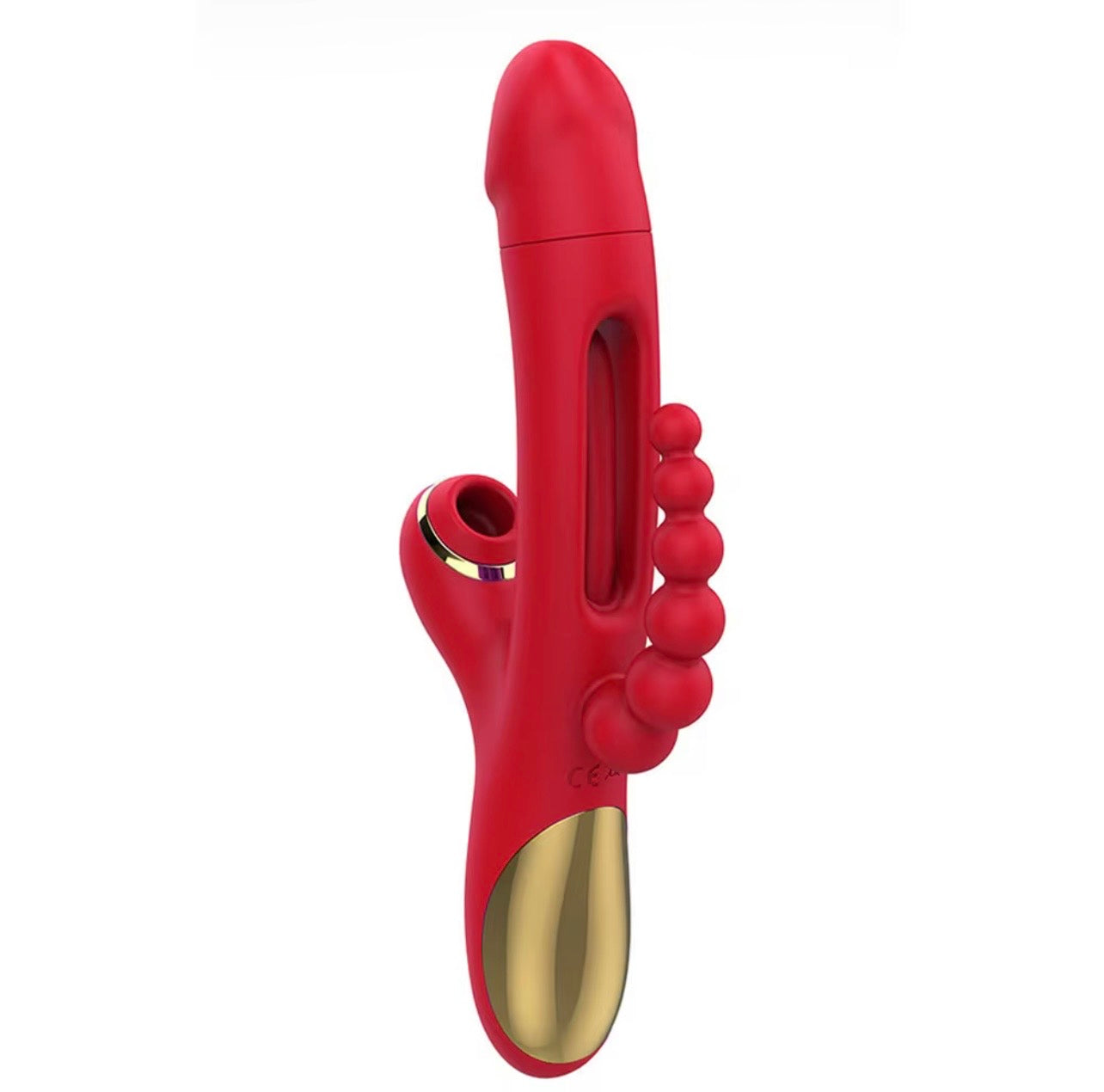 DILDO TRIPLE PUNTO G, ANAL Y CLITORIS