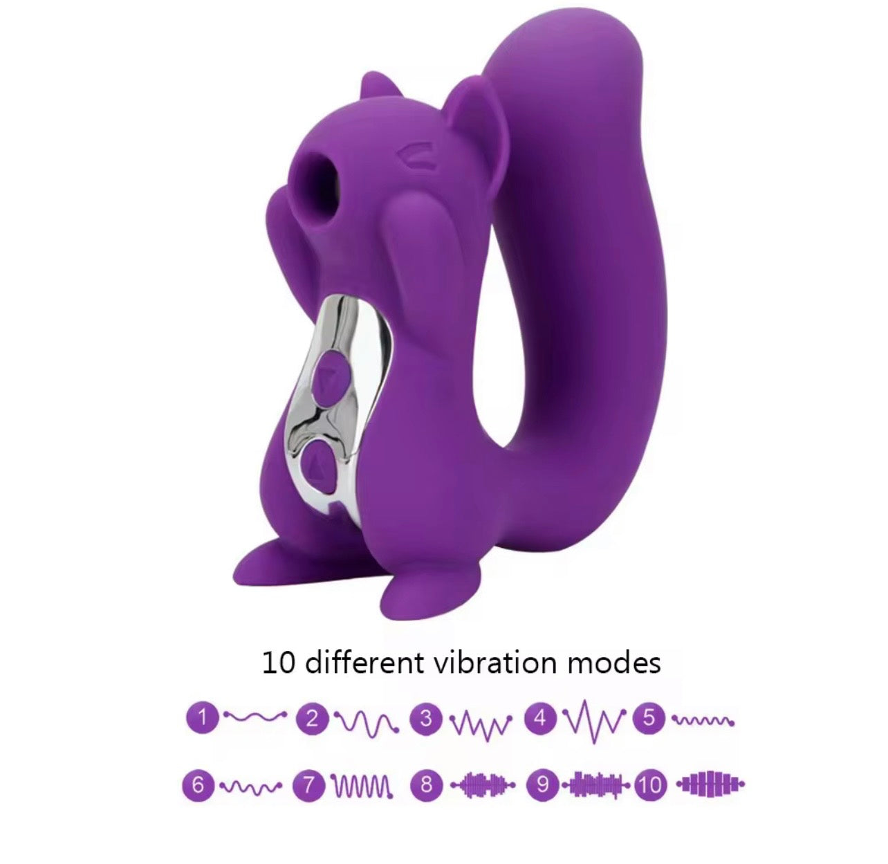 VIBRADOR ARDILLA ESTIMULACIÓN DE CLITORIS Y PUNTO G