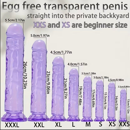 DILDO TRANSPARENTE