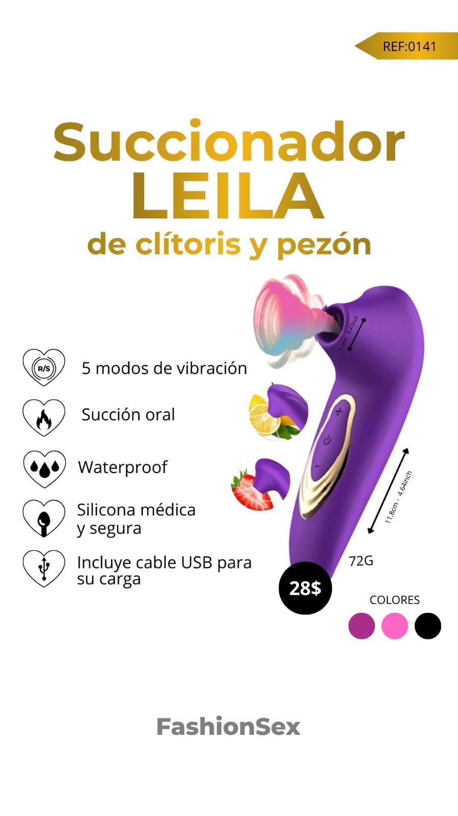 SUCCIONADOR DE CLITORIS LEILA