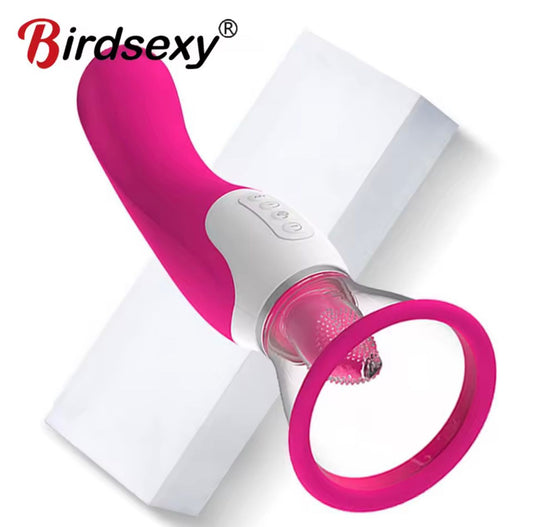 VIBRADOR PARA LAMER Y CHUPAR