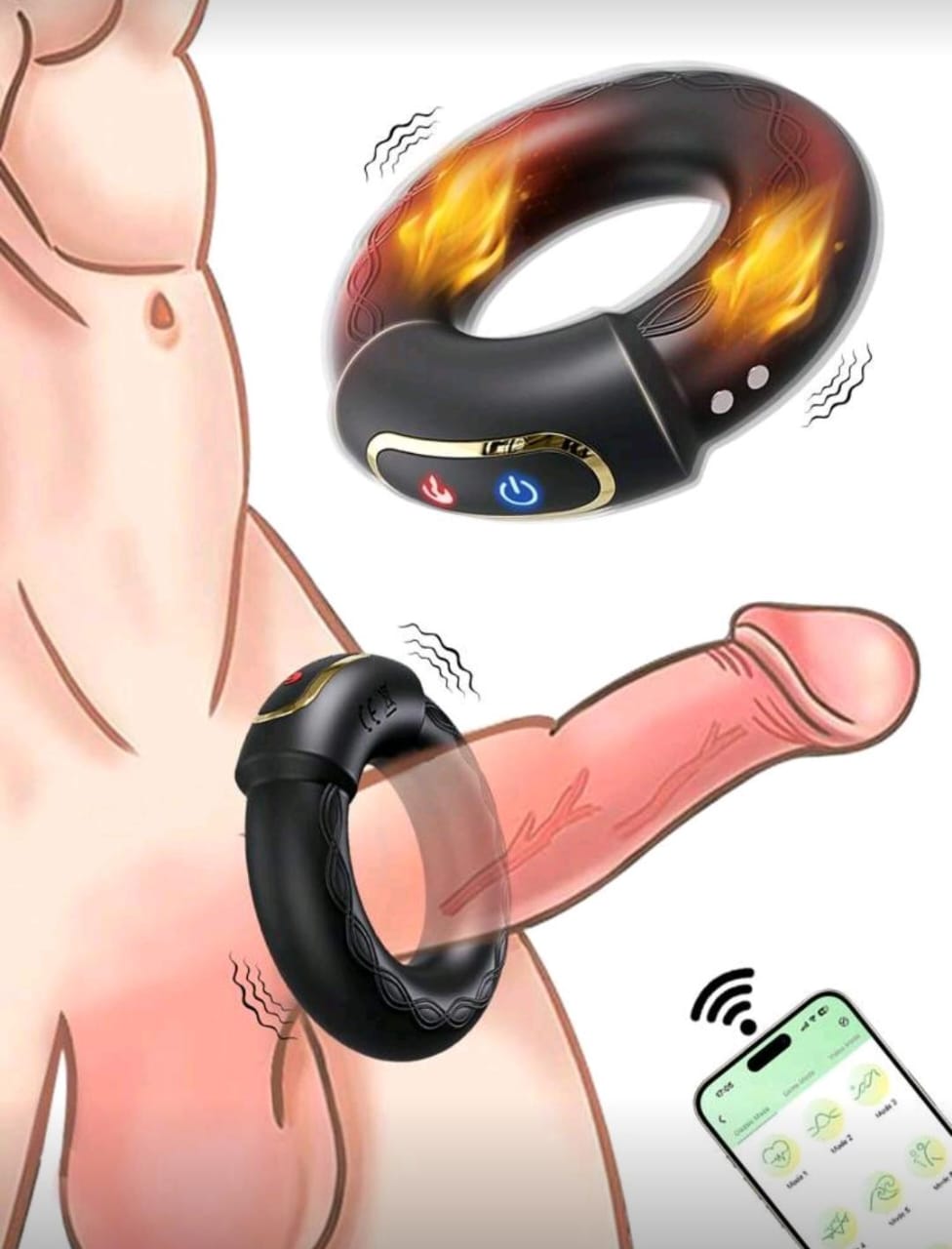 ANILLO VIBRADOR CON APP
