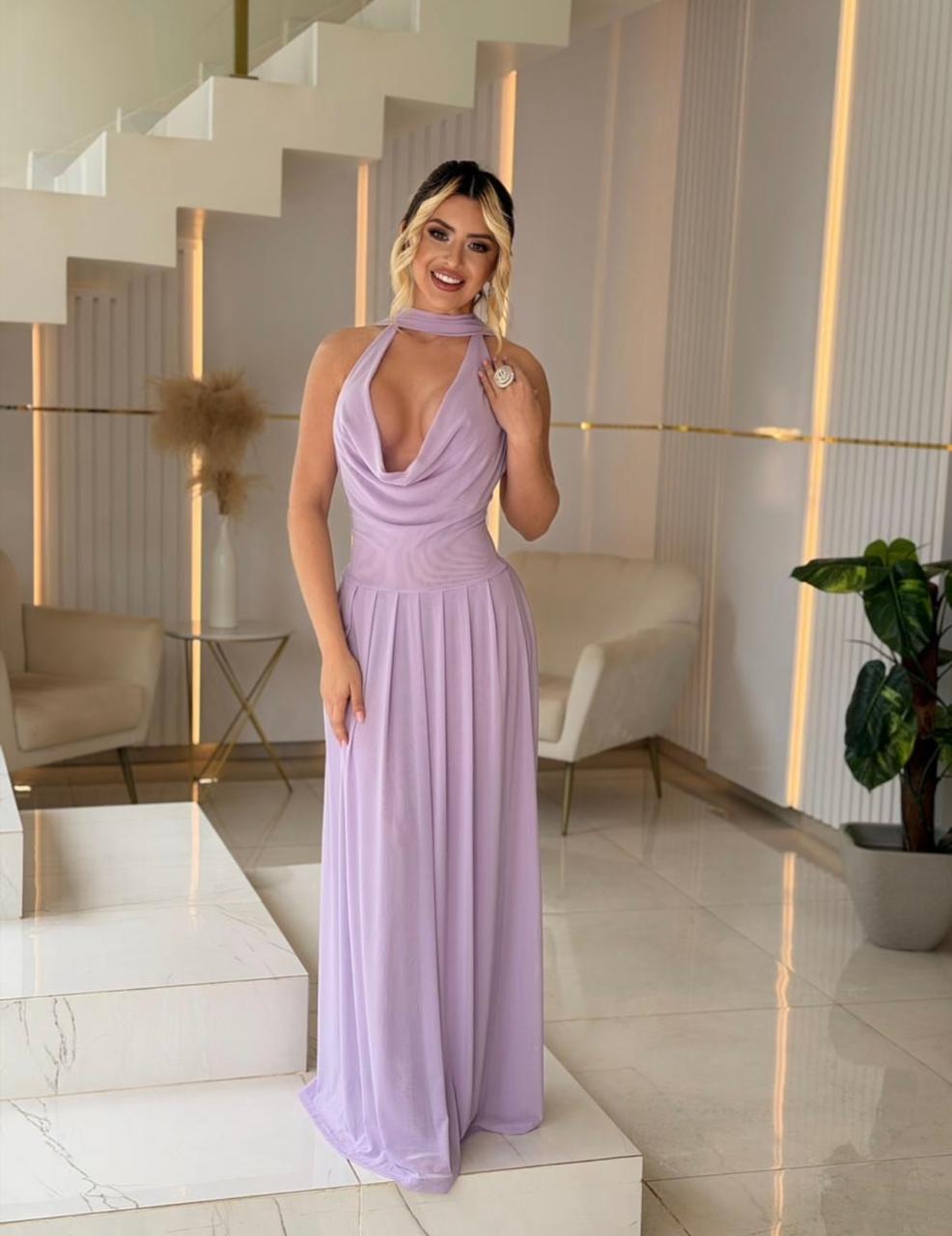 VESTIDO LILA