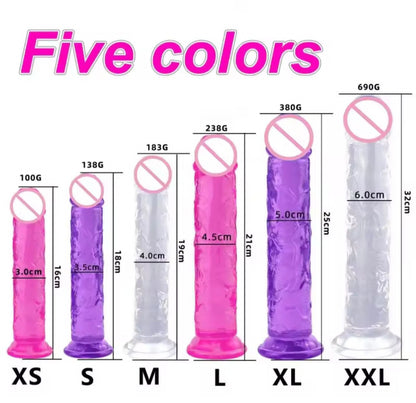 DILDO TRANSPARENTE