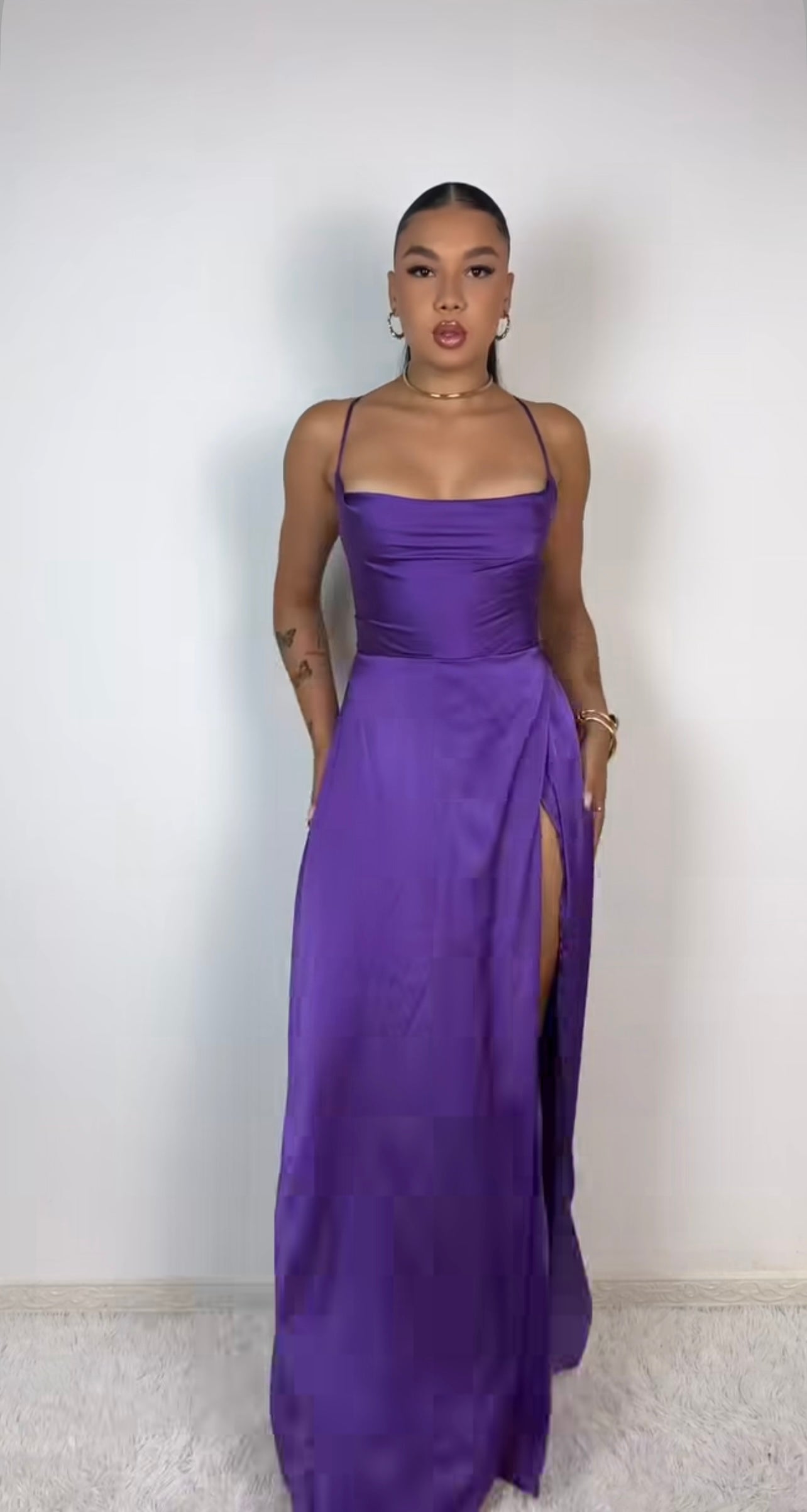VESTIDO LILA