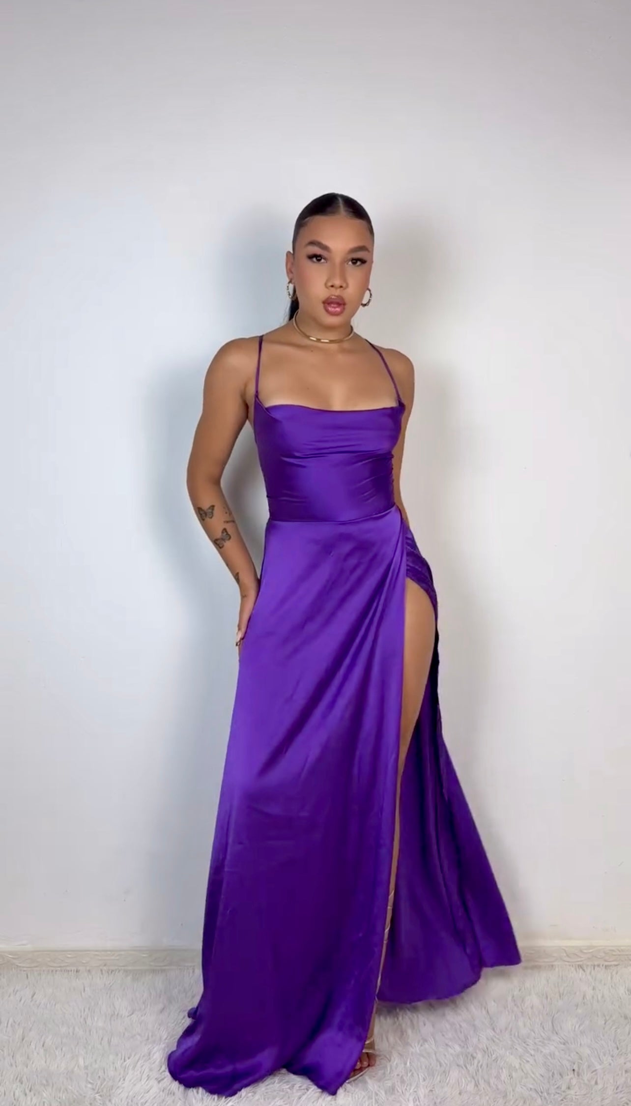 VESTIDO LILA