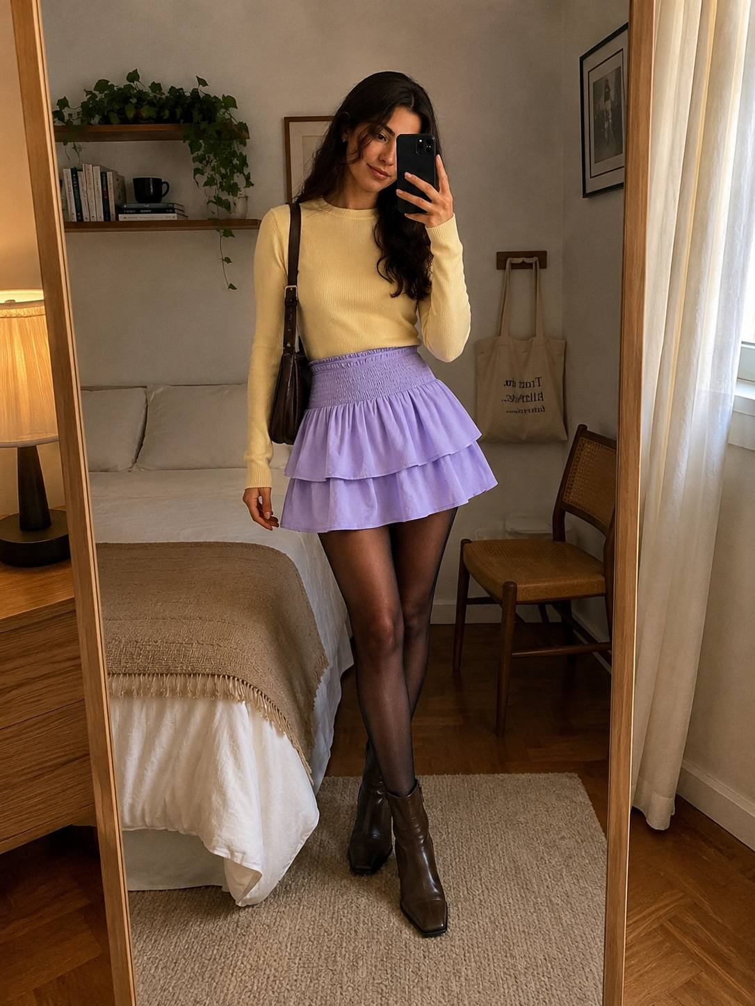 FALDA MORADA