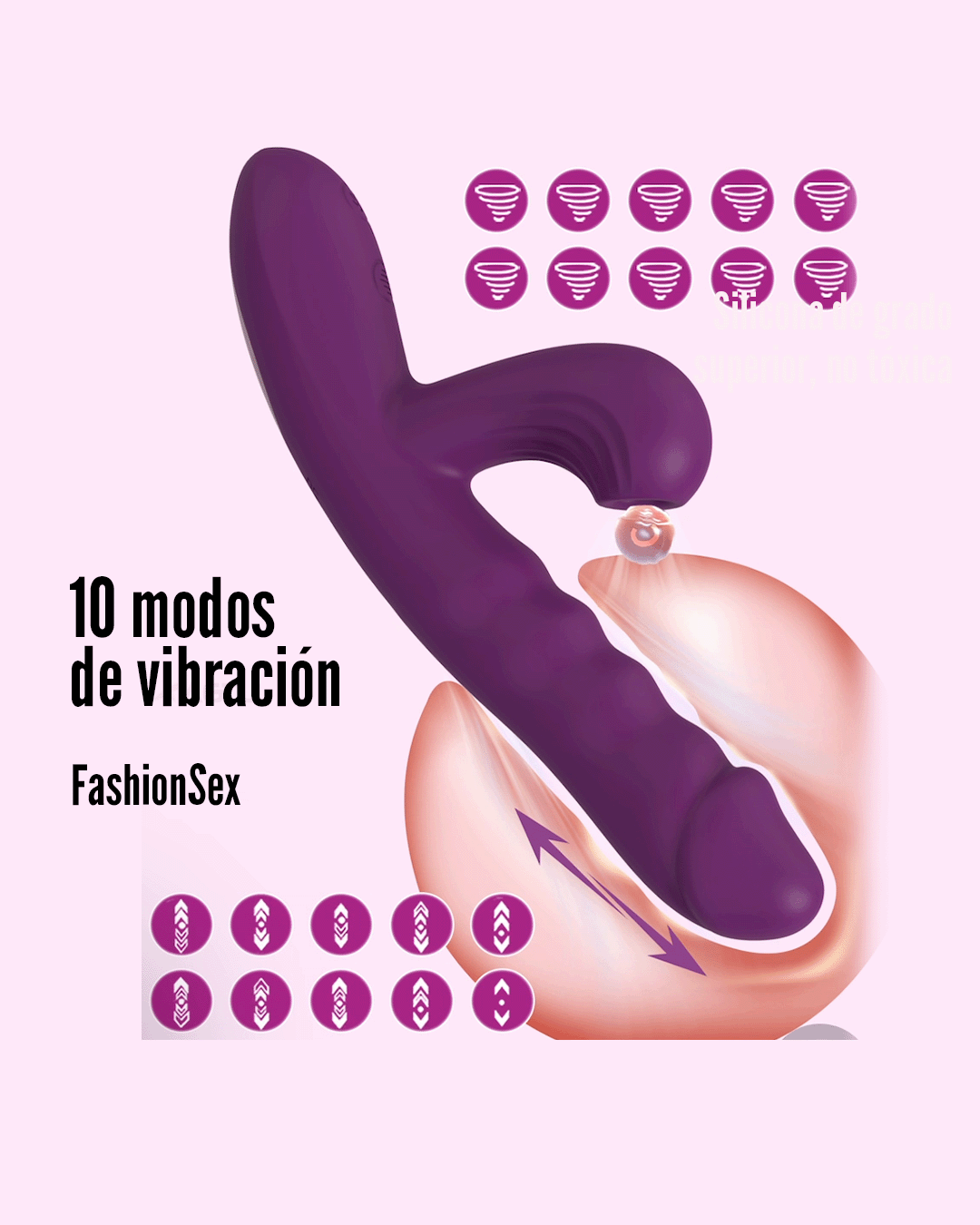 VIBRADOR ARRIBA ABAJO Y SUCCIONADOR
