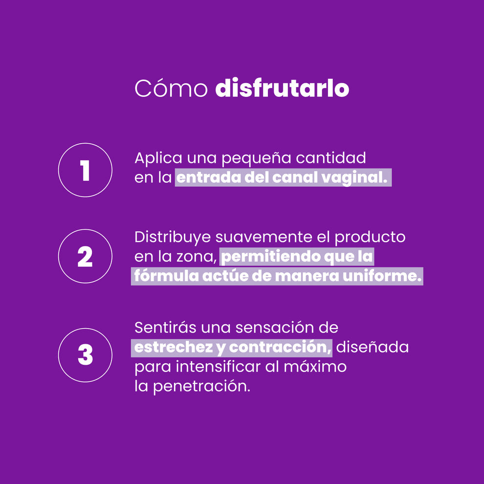 Lubricante íntimo Estrechante x 10 ml