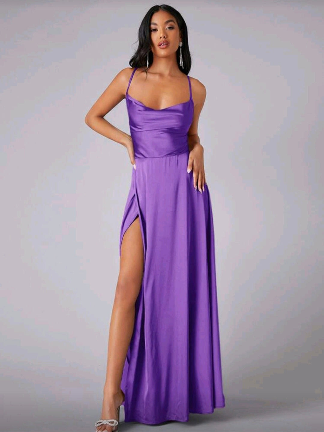 VESTIDO LILA