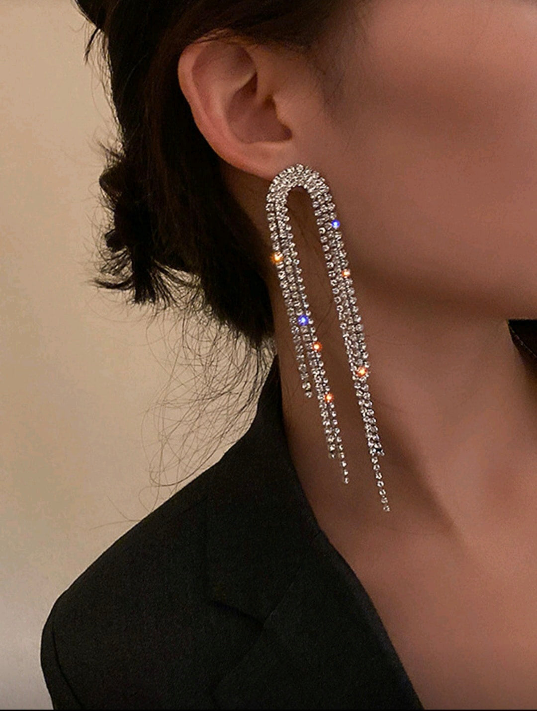 PENDIENTES PLATEADOS