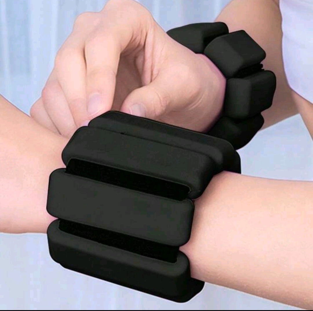 Juego de 1 par de pesas para muñecas y tobillos de 1 lb