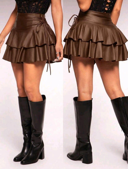 FALDA MARRON